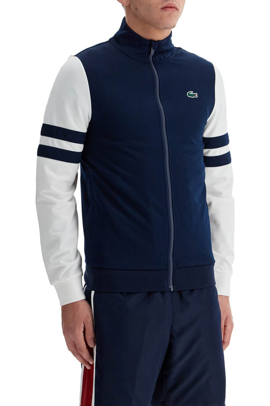 Lacoste full zip sweatshirt with contrasting sleeves Topwear Lacoste