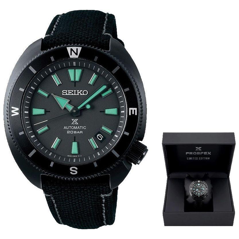 SEIKO PROSPEX Mod. DIVERS - BLACK SERIE NIGHT VISION TORTUGA AUTOMATIC - LIMITED EDITION WATCHES SEIKO