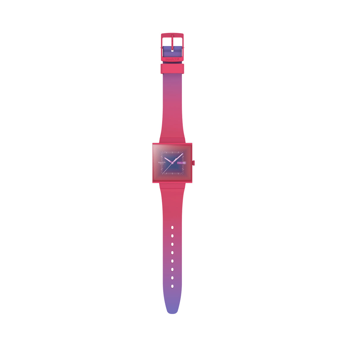 SWATCH Mod. SQUARELY BERRY READY STOCKED WATCHES,Wristwatch