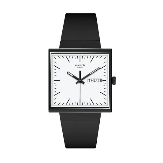 SWATCH Mod. WHAT IF…BLACK? READY STOCKED WATCHES,Wristwatch
