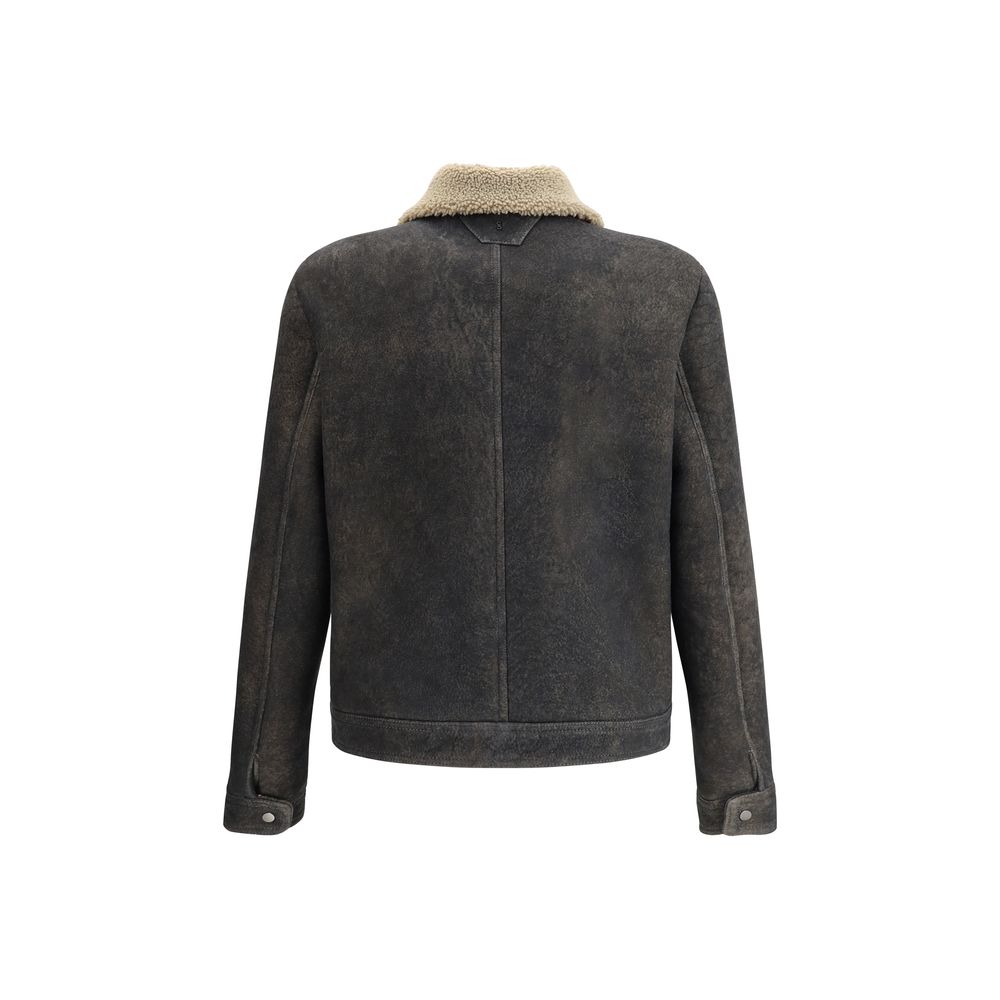 Salvatore Santoro Gray Lamb Ovis Aries Aries Coat Salvatore Santoro