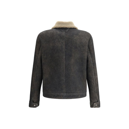 Salvatore Santoro Gray Lamb Ovis Aries Aries Coat Salvatore Santoro
