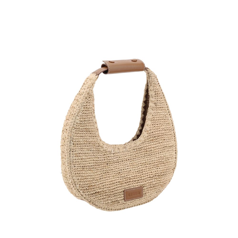 Staud Beige Raffia Handbag 1728,72470364320,Bags,Beige,Handbags - Bags,New with tags,Staud,Women