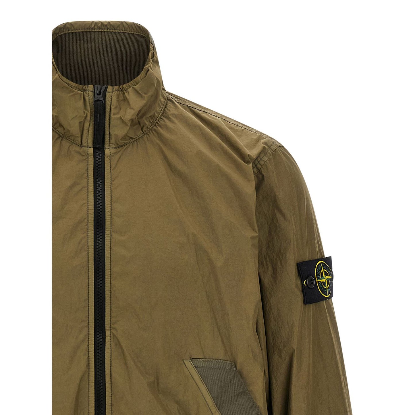 Stone Island Bicolor Polyamide Shell Jacket