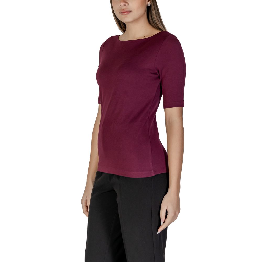 Street One Purple Cotton T-Shirt