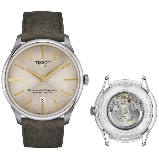 TISSOT Mod. CHEMIN DES TOURELLES POWERMATIC 80 Gent,READY STOCKED WATCHES,Wristwatch