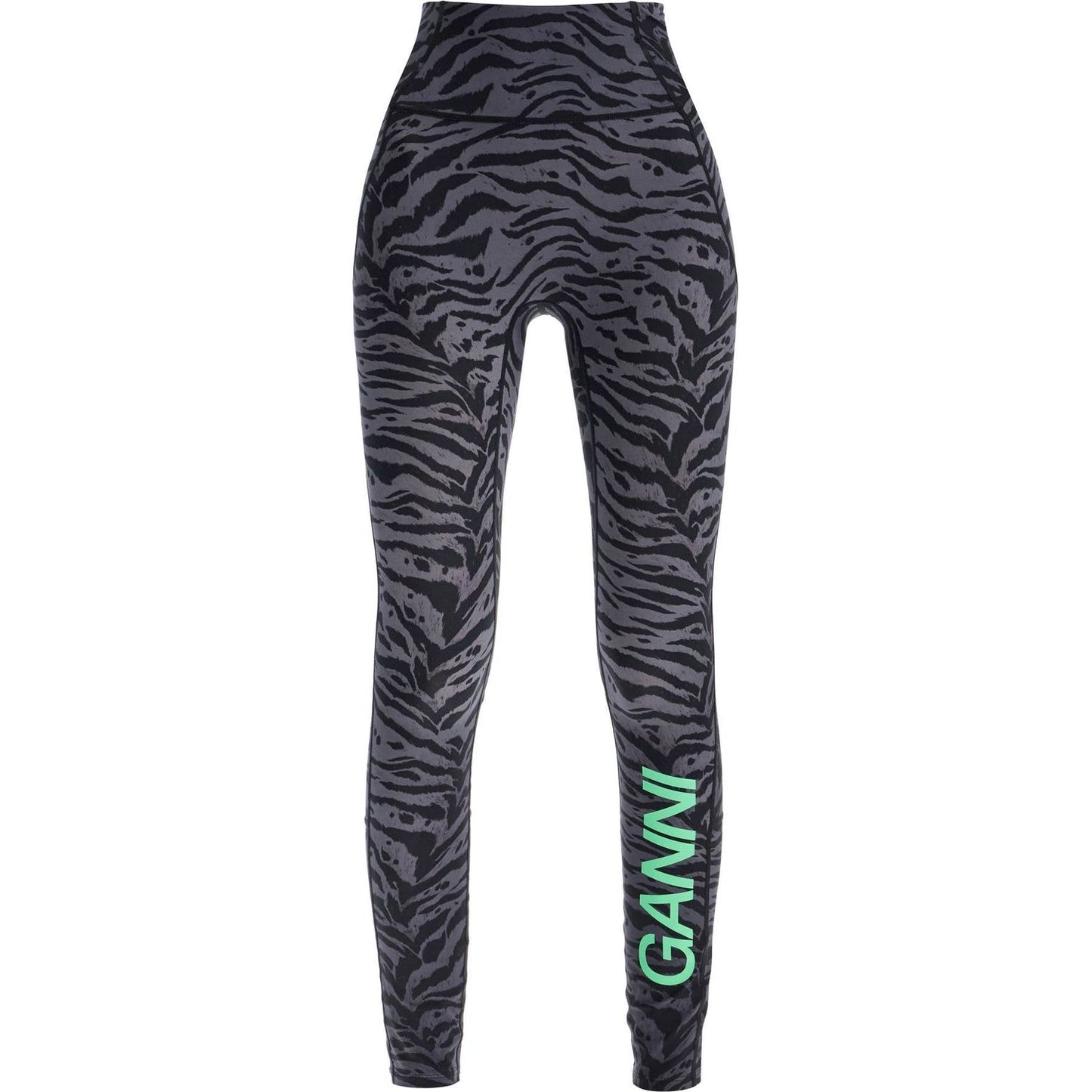 Ganni animal print sports leggings Trousers Ganni