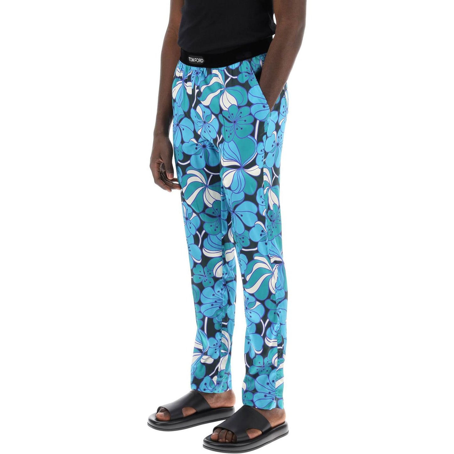 Tom Ford pajama pants in floral silk Beachwear & underwear Tom Ford