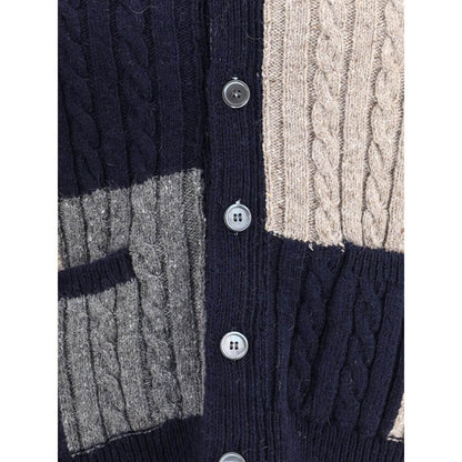 Thom Browne Multicolor Wool Cardigan
