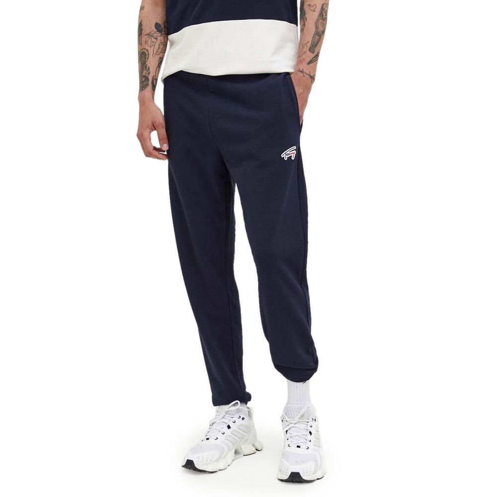 Tommy Hilfiger Jeans Blue Cotton Joggers (Workout Pants) Tommy Hilfiger Jeans