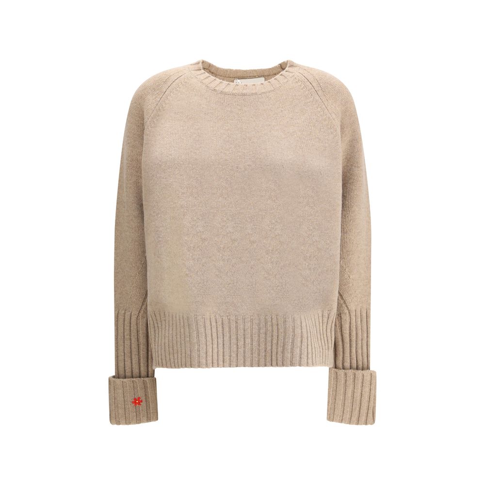 Tory Burch Beige Merino Wool Sweatshirt