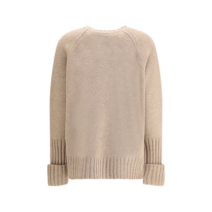 Tory Burch Beige Merino Wool Sweatshirt Tory Burch