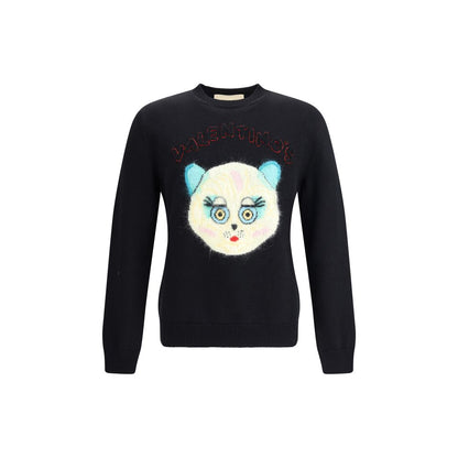 Valentino Black Cotton Sweatshirt Valentino