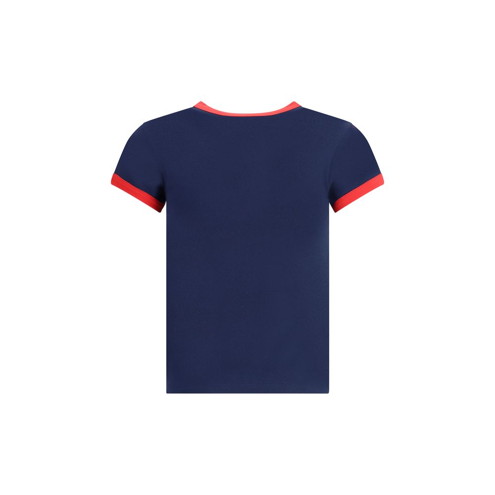 Valentino Blue Cotton T-Shirt Valentino