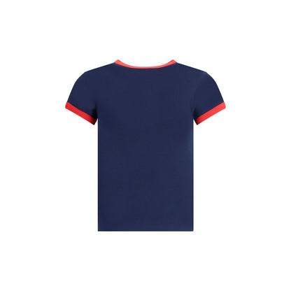 Valentino Blue Cotton T-Shirt Valentino