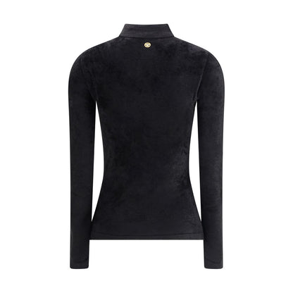 Versace Black Viscose Shirt Versace