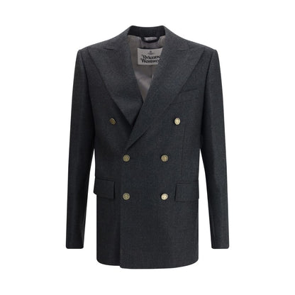Vivienne Westwood Bicolor Fleece Wool Suits And Blazer Vivienne Westwood