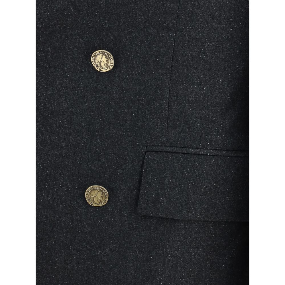 Vivienne Westwood Bicolor Fleece Wool Suits And Blazer Vivienne Westwood