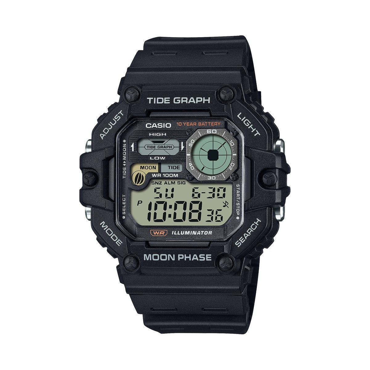 CASIO SPORT Mod. ILLUMINATOR TIDE GRAPH WATCHES CASIO COLLECTION & VINTAGE