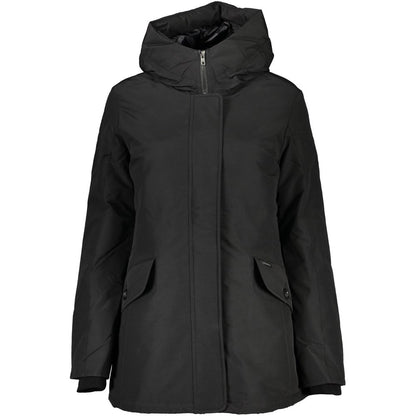 Woolrich Black Cotton Shell Jacket