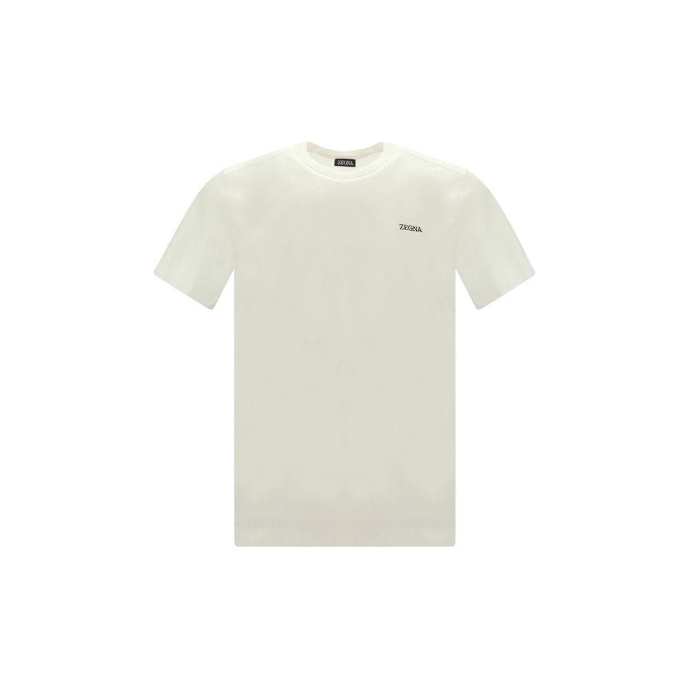 ZEGNA White Cotton T-Shirt ZEGNA