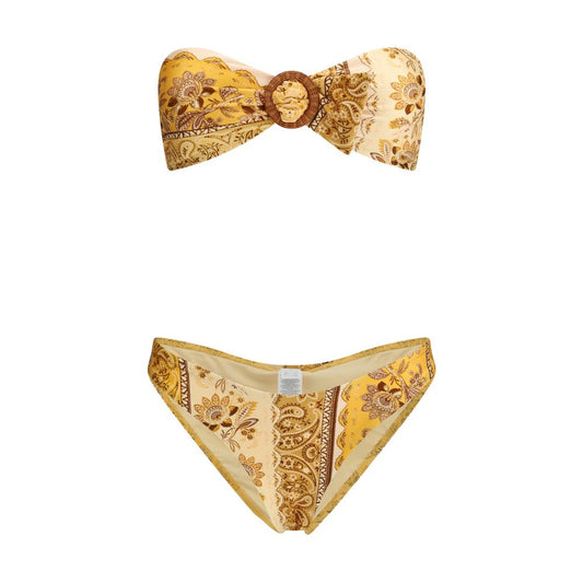 Zimmermann Yellow Lycra Bikini 1728,2,67465543840,Bikinis - Swimwear - Clothing,Clothing,New with tags,Swimwear - Clothing,Women,Yellow,Zimmermann