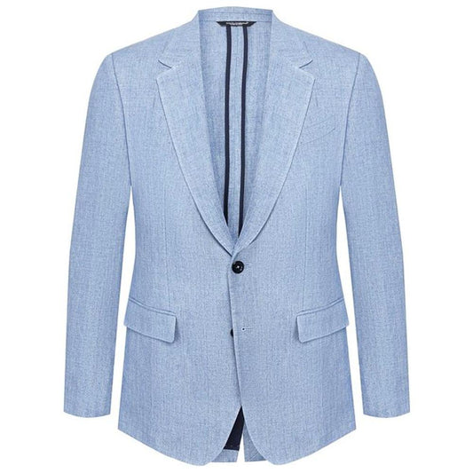 Light Blue Linen Blazer Dolce & Gabbana