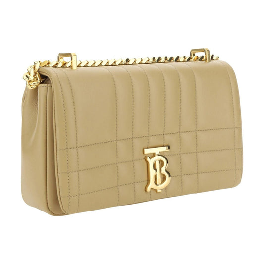 Burberry | Oat Beige Leather Lola Shoulder Bag | McRichard Designer Brands