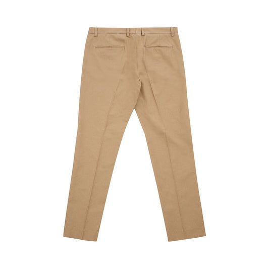 Lardini | Beige Cotton Chino Trousers  | McRichard Designer Brands