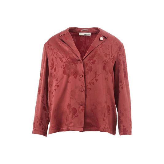 Lardini | Bordeaux Printed Shirt Top allover  | McRichard Designer Brands