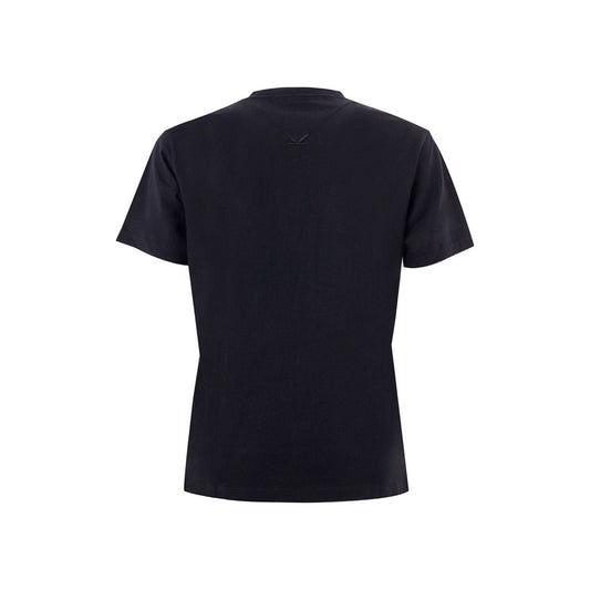 Kenzo | Black Cotton T-Shirt with Multicolor Come Out Print  | McRichard Designer Brands