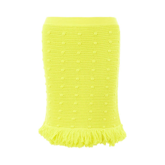 Bottega Veneta | Knitted Yellow Skirt | McRichard Designer Brands