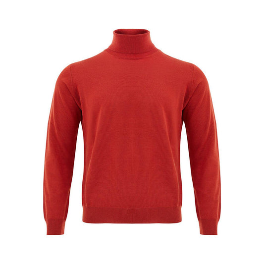 FERRANTE | Red Turtleneck Wool Jumper | McRichard Designer Brands