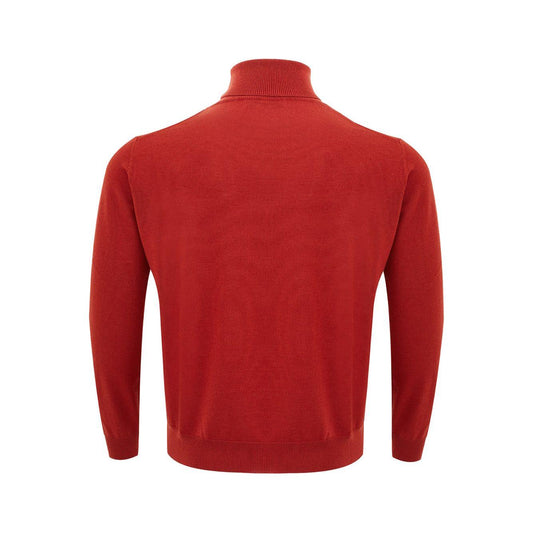 FERRANTE | Red Turtleneck Wool Jumper | McRichard Designer Brands