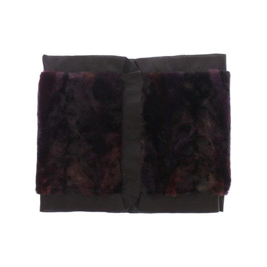 Dolce & Gabbana | Purple MINK Fur Scarf Foulard Neck Wrap | McRichard Designer Brands