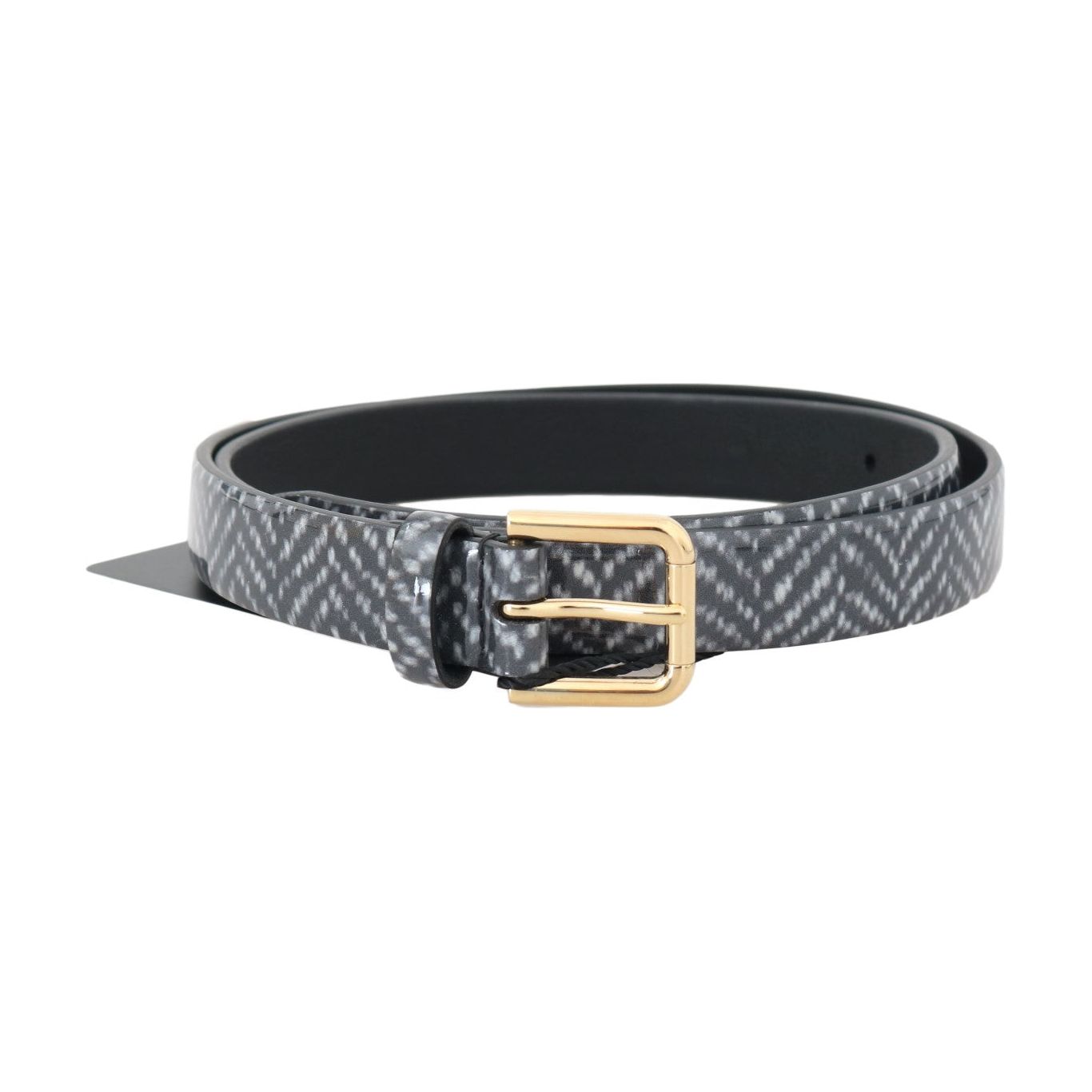 Belt Elegant Chevron Leather Waist Belt Dolce & Gabbana