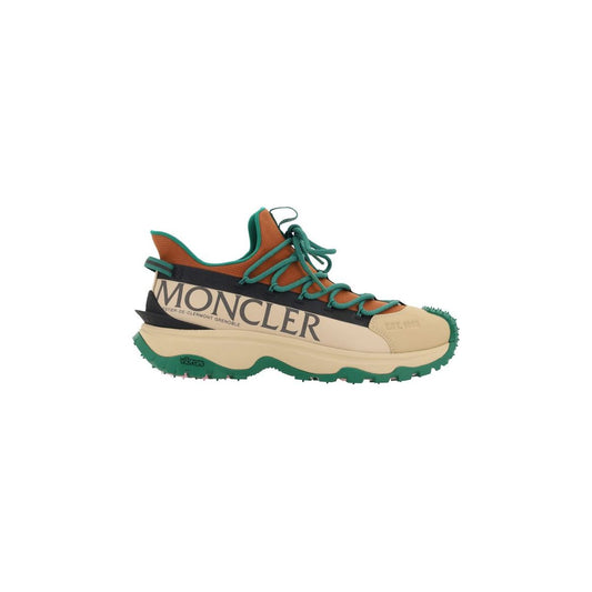 Moncler | Brown Rubber Trail Grip Lite 2 Sneakers | McRichard Designer Brands