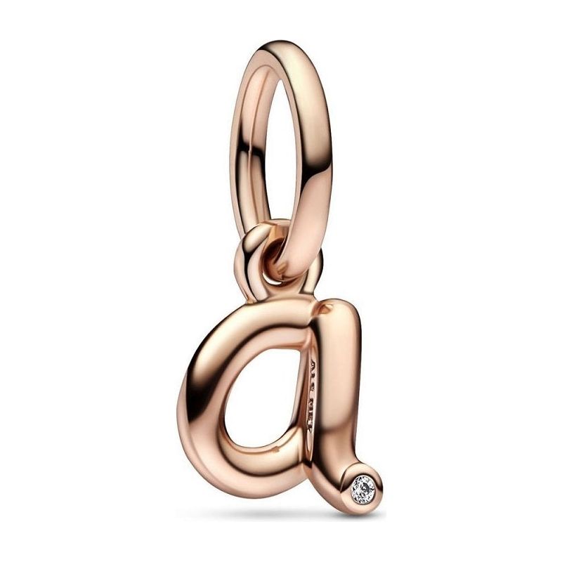 PANDORA CHARMS Mod. LETTER A SCRIPT DESIGNER FASHION JEWELLERY PANDORA