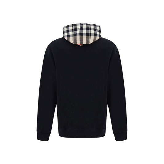 Burberry | Black Cotton Samuel Hoodie Sweatshirt | McRichard Designer Brands