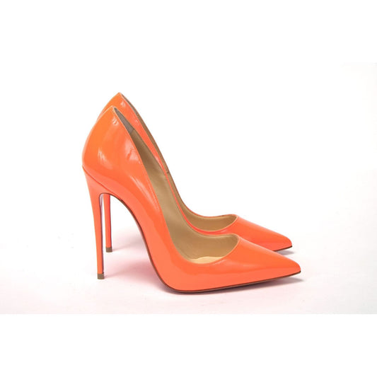 Christian Louboutin | Neon Orange So Kate Patent High Heel  | McRichard Designer Brands