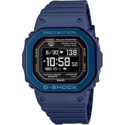 CASIO G-SHOCK Mod. G-SQUAD THE ORIGIN Blue w. Metal bezel - Heart Rate serie WATCHES CASIO G-SHOCK