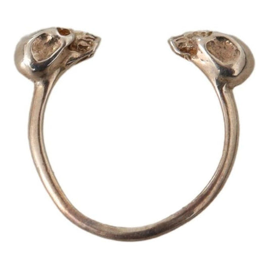 Nialaya | Antique Silver Tone Skull Men Jewelry Ring | McRichard Designer Brands