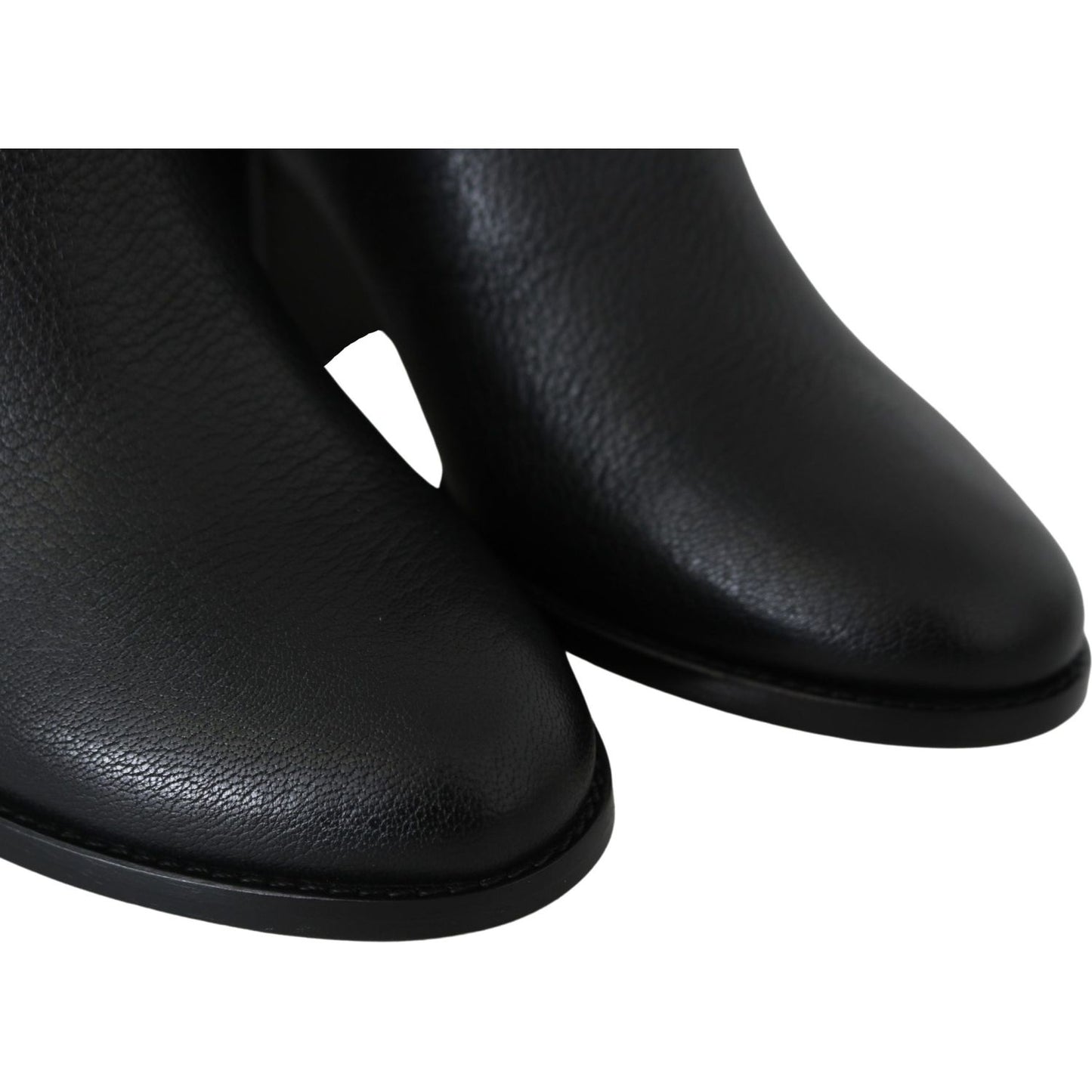 Jimmy Choo | Black Leather Method 65 Boots  | McRichard Designer Brands