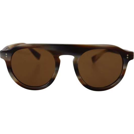 Dolce & Gabbana | Brown Tortoise Oval Full Rim Eyewear DG4306 Sunglasses  | McRichard Designer Brands