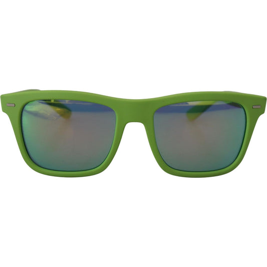 Dolce & Gabbana | Green Rubber Full Rim Frame Shades DG6095 Acid Sunglasses  | McRichard Designer Brands