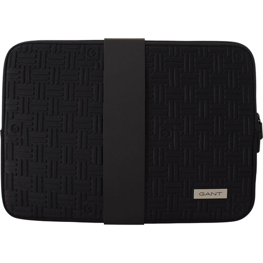 Gant | Black Padded Pouch Bag Zipper Cover Sleeve Case  | McRichard Designer Brands