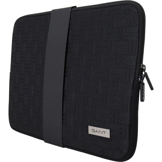 Gant | Black Padded Pouch Bag Zipper Cover Sleeve Case  | McRichard Designer Brands