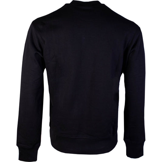 Versace Jeans | Black Cotton Galaxy Sweatshirt  | McRichard Designer Brands