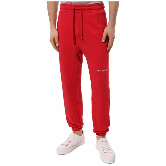 Hinnominate | Red Cotton Jeans & Pant  | McRichard Designer Brands