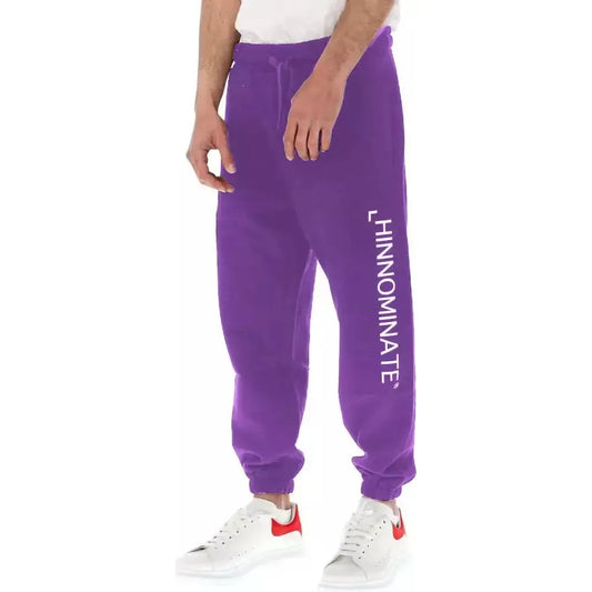 Hinnominate | Purple Cotton Jeans & Pant  | McRichard Designer Brands